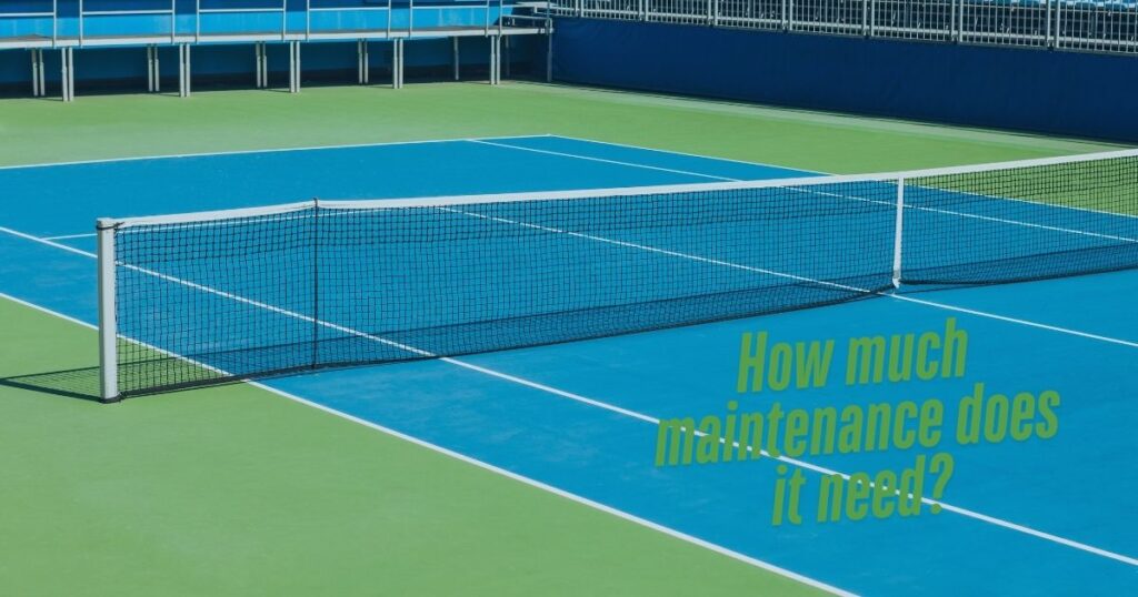 How Much Maintenance Does a Tennis Court Need? | ProCourts Kansas City