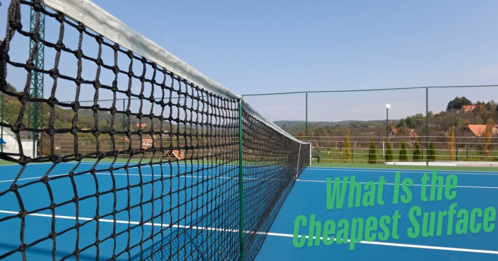 What Is the Cheapest Surface for a Tennis Court? | ProCourts