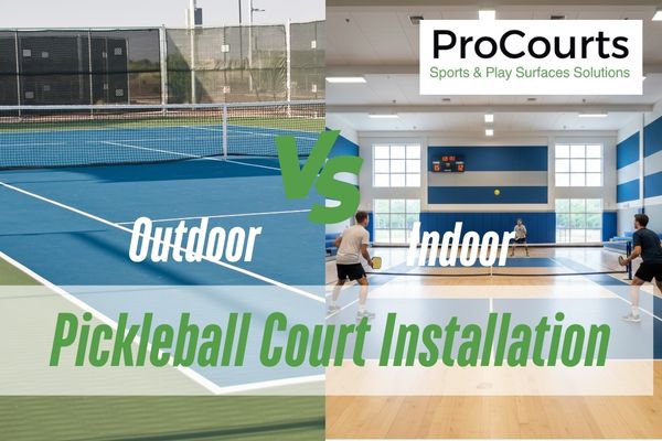 Outdoor vs Indoor Pickleball Court Installation